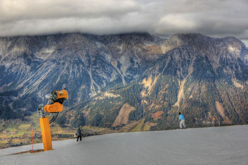 Schladming - fehérség a pályákon - Fotó: Stánicz Balázs (Stani) - Kattints a képre a nagyításhoz