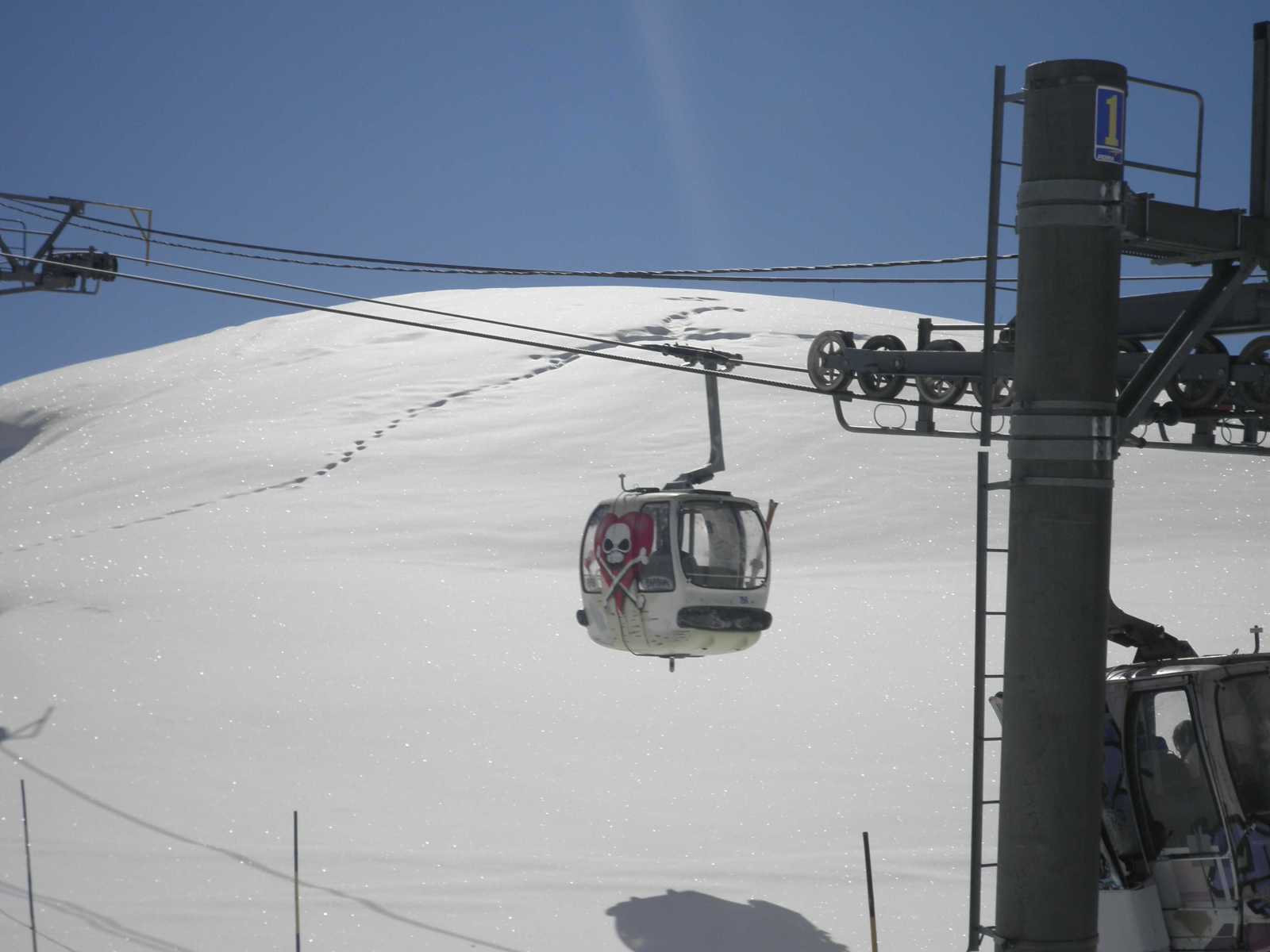 Bellecote kabinos a gleccserre