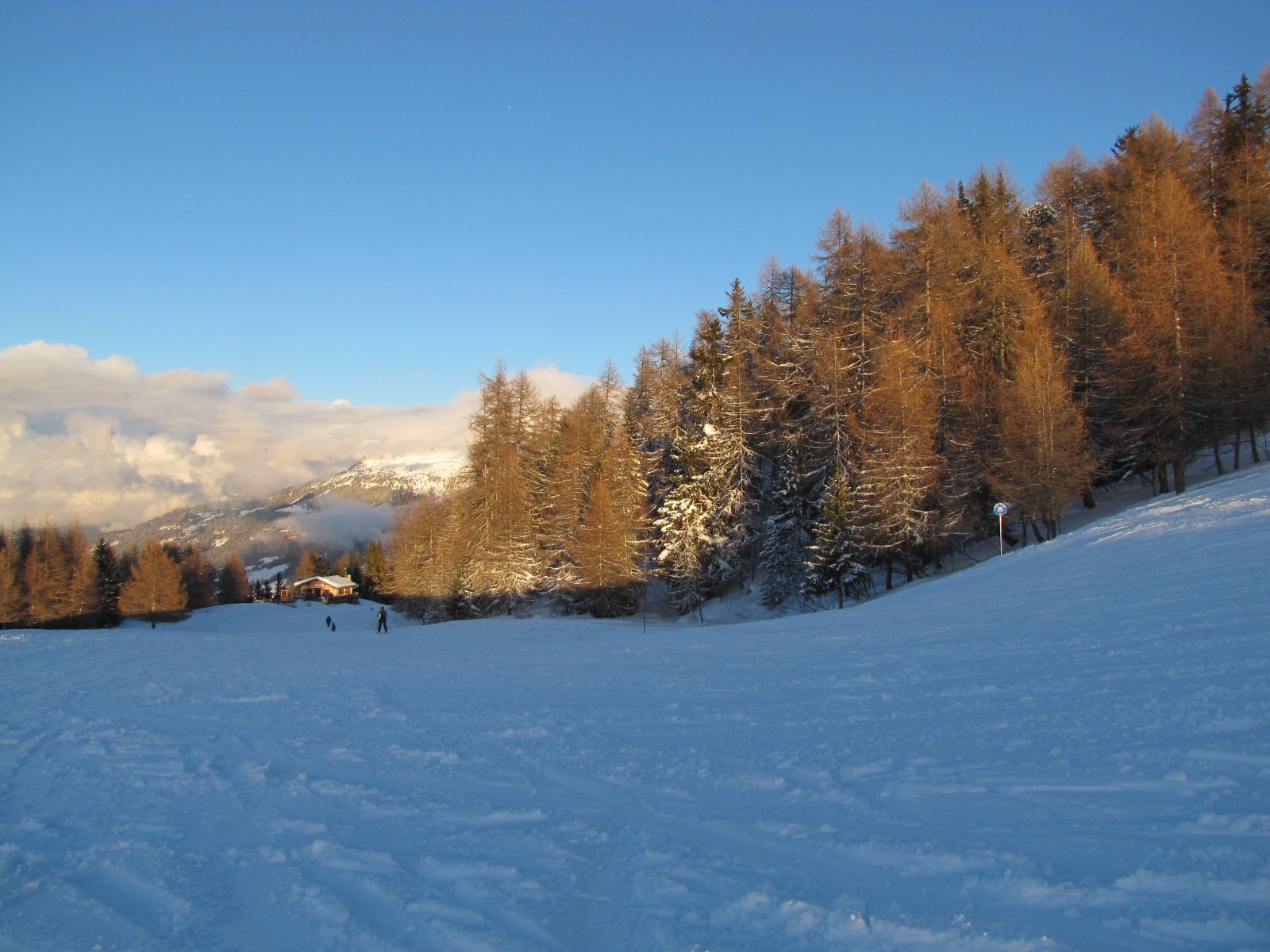Les Coches, Mont Blanc pálya délután 1/4 6-kor