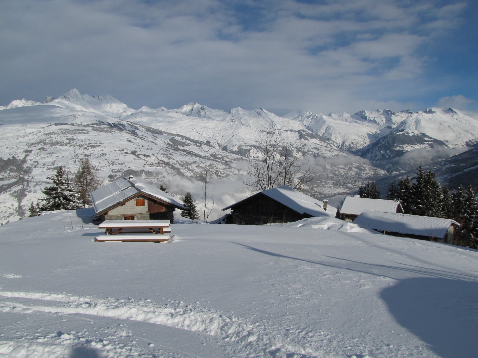 Montchavin felett