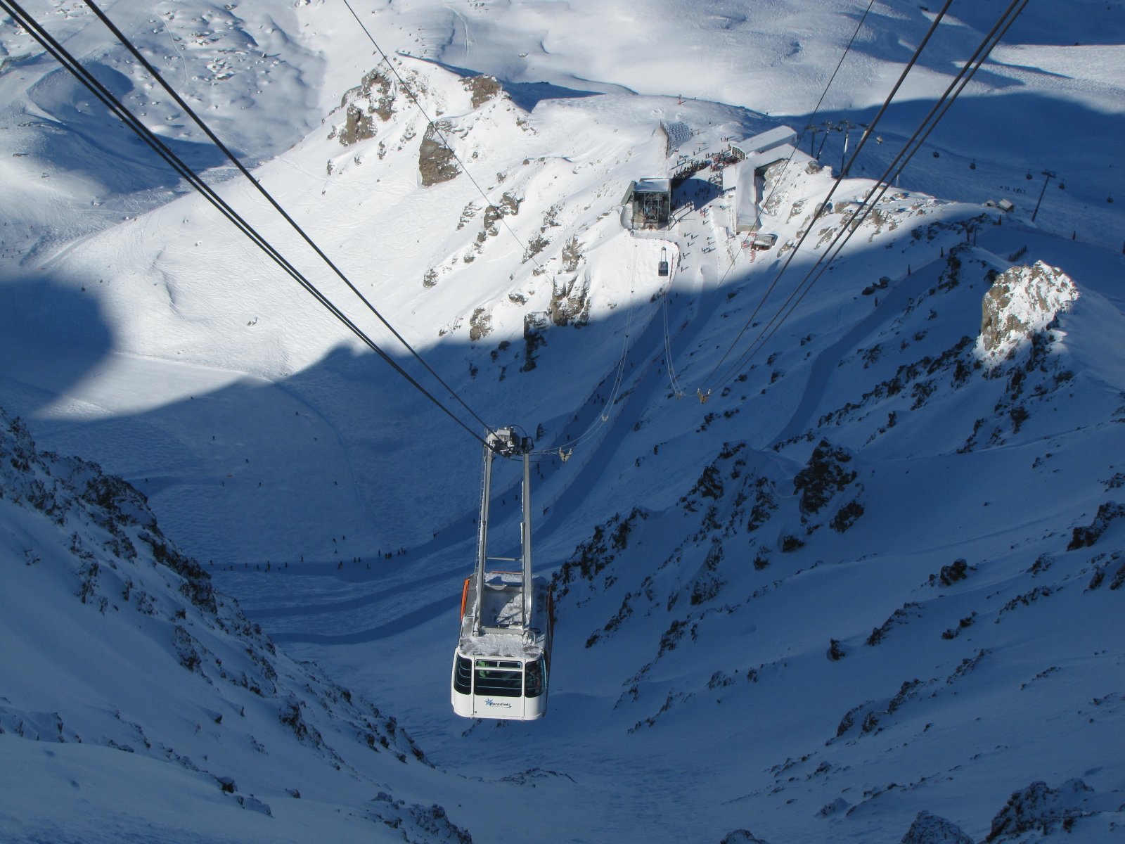 Az Aiguille Rouge kabinos felvonó