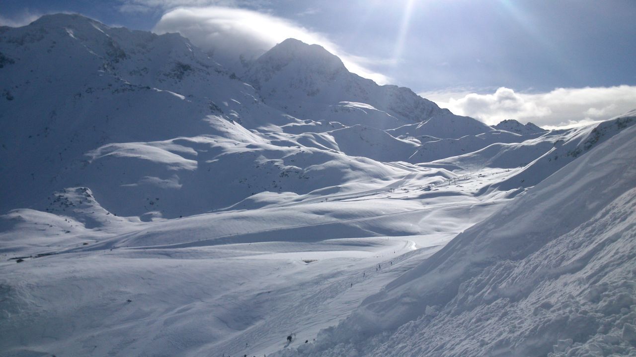 Útban a gelccser felé (La Plagne)
