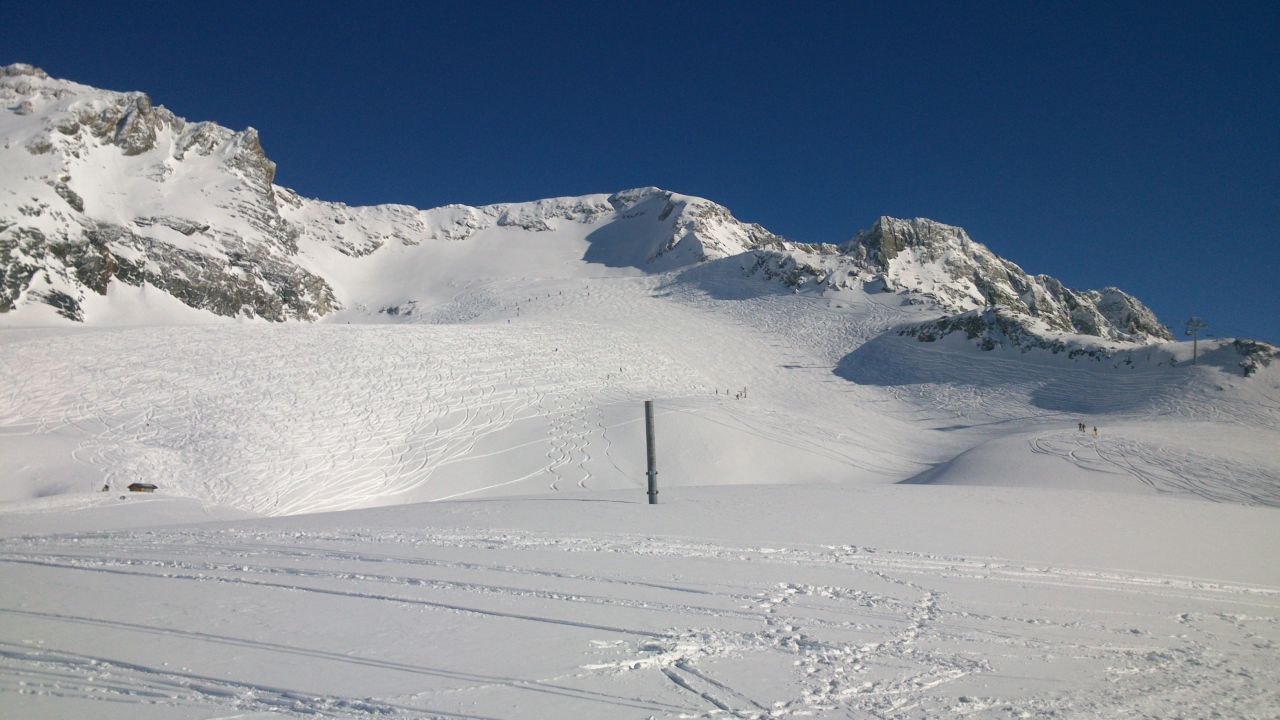 Bellecotte-gleccser, La Plagne | Fotó: Tobi