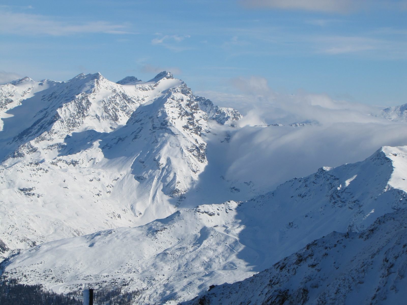 Kilátás az Aiguille Rouge-ról