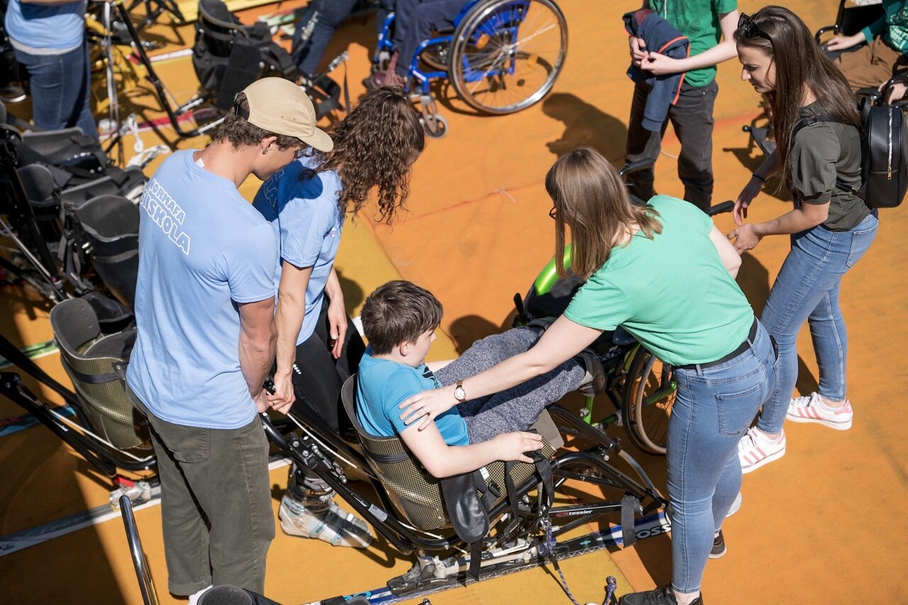 Fotó: Normafa Síiskola, Paraktív Alapítvány, Réti Gerzson