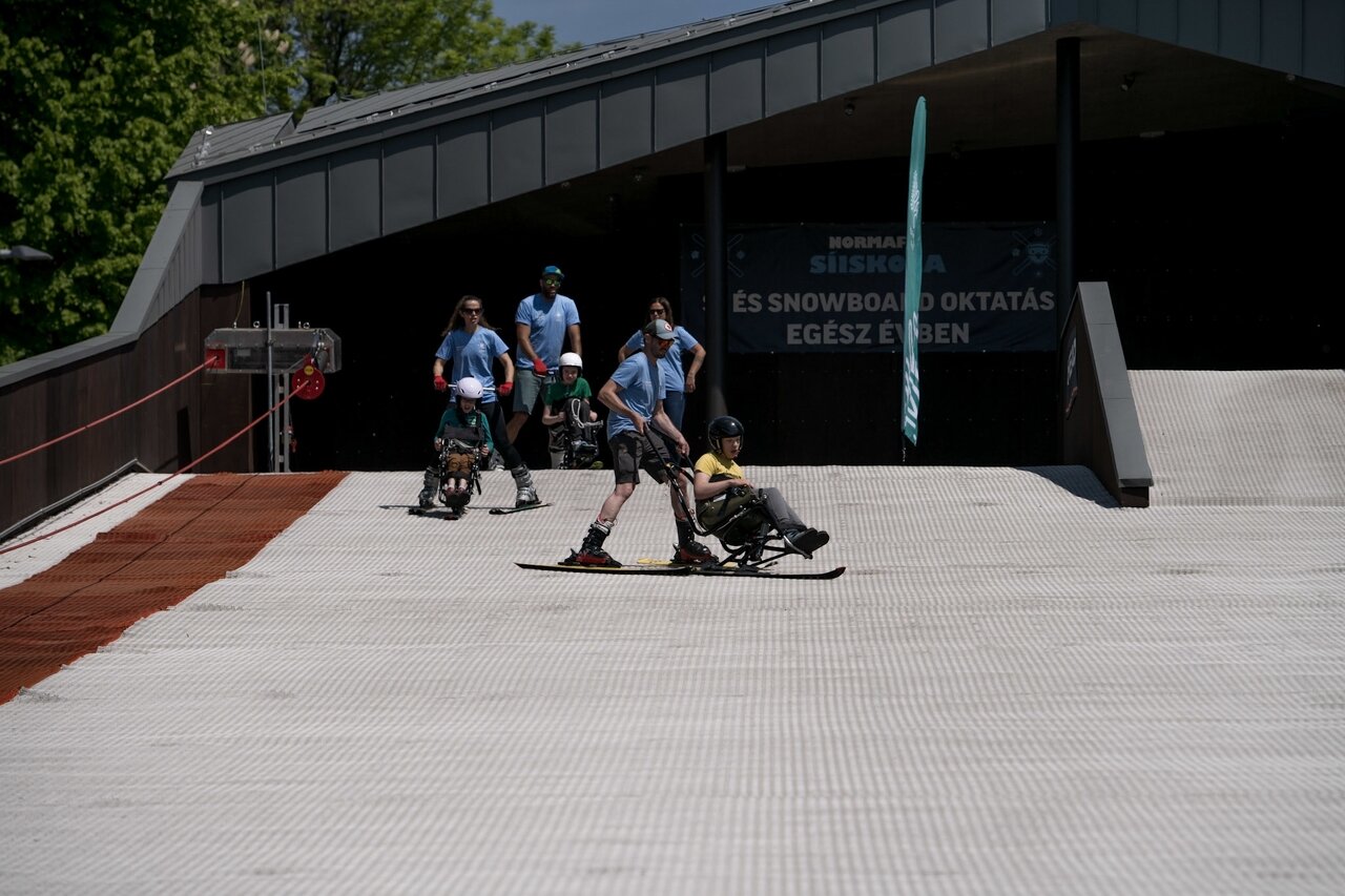 Fotó: Normafa Síiskola, Paraktív Alapítvány, Réti Gerzson