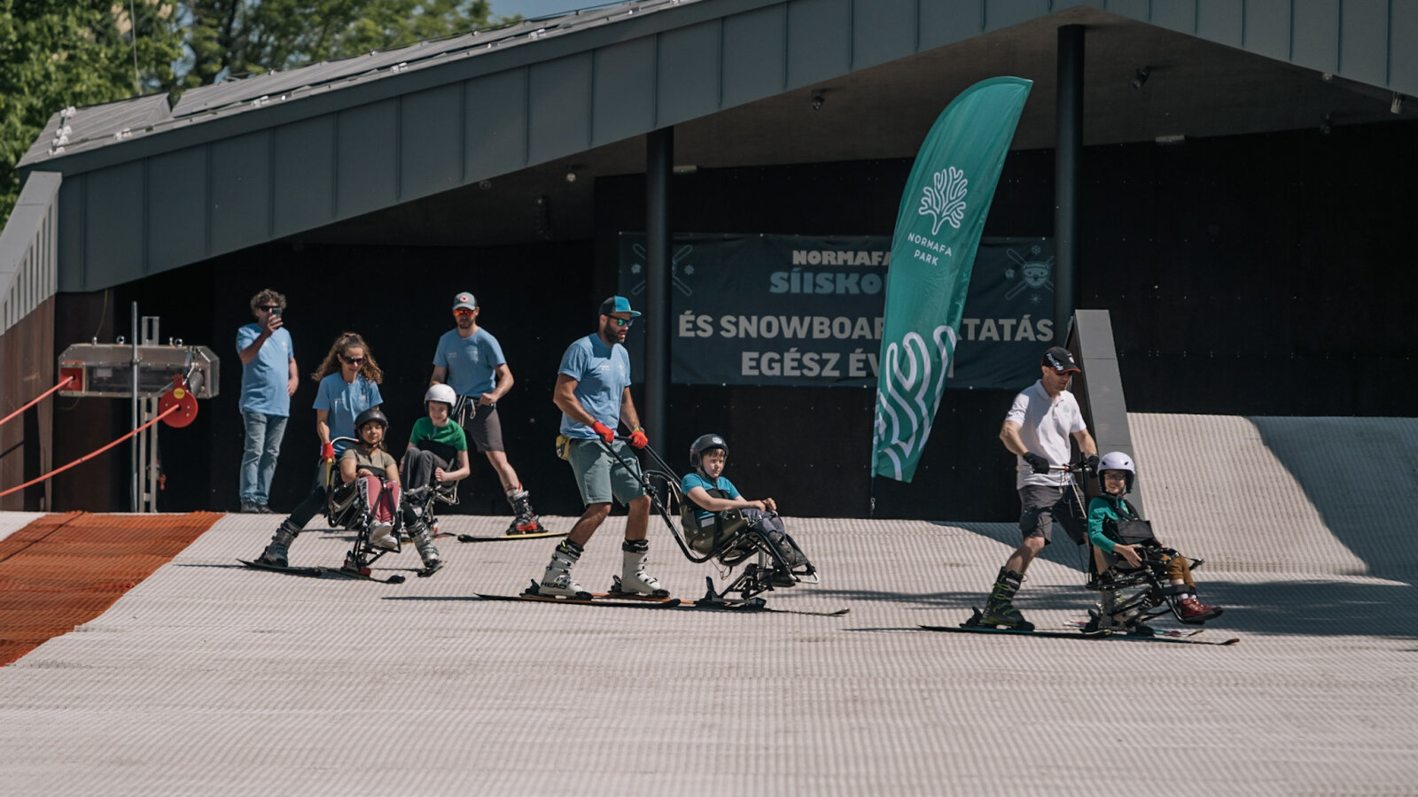 Fotó: Normafa Síiskola, Paraktív Alapítvány, Réti Gerzson