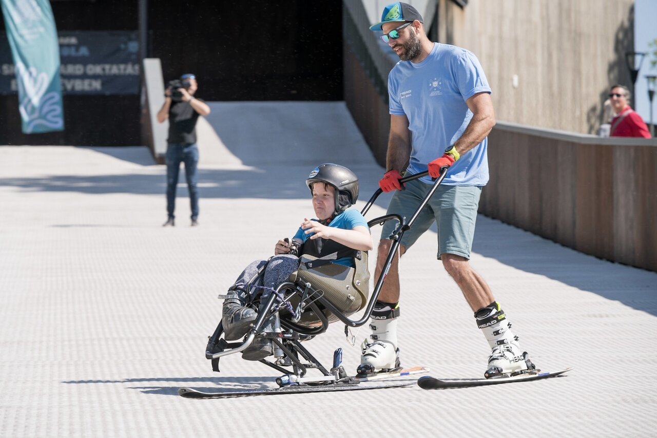 Fotó: Normafa Síiskola, Paraktív Alapítvány, Réti Gerzson
