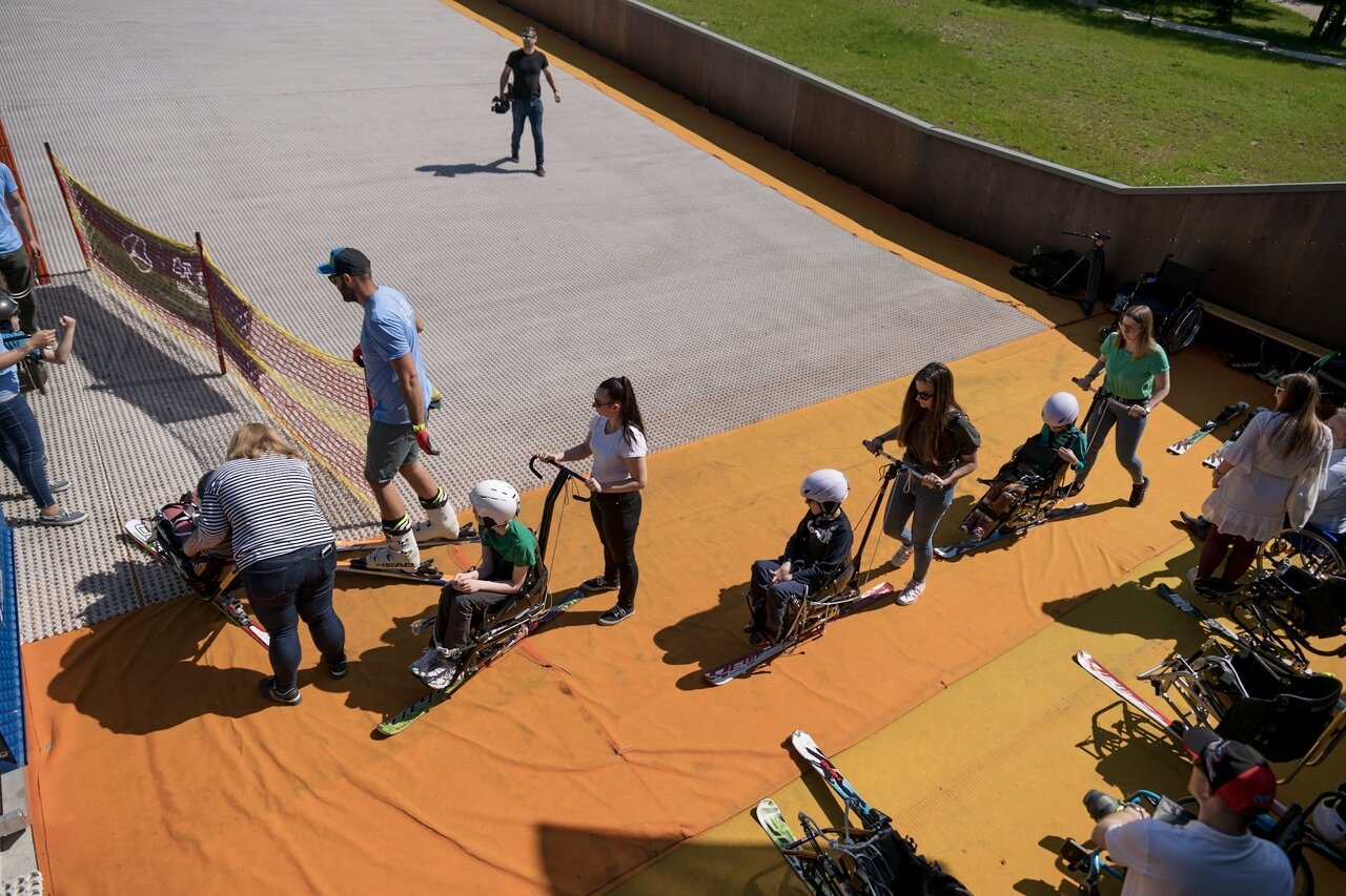 Fotó: Normafa Síiskola, Paraktív Alapítvány, Réti Gerzson