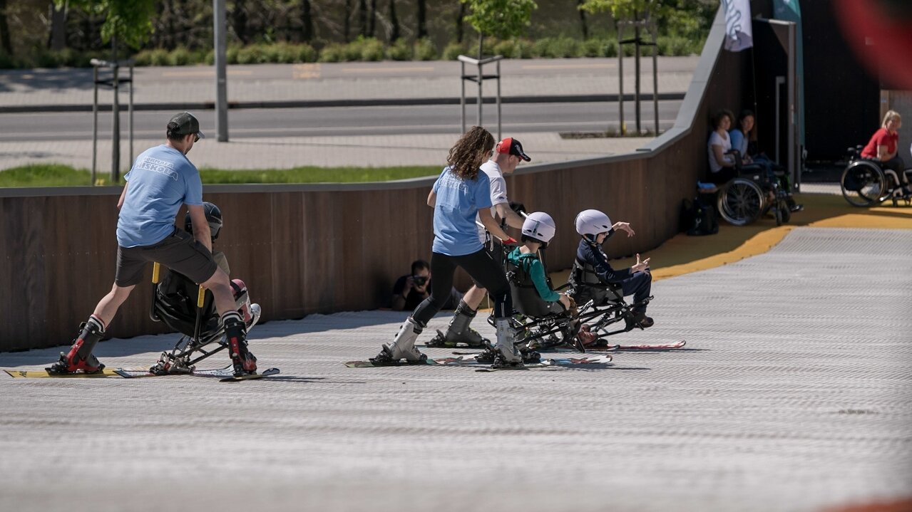 Fotó: Normafa Síiskola, Paraktív Alapítvány, Réti Gerzson