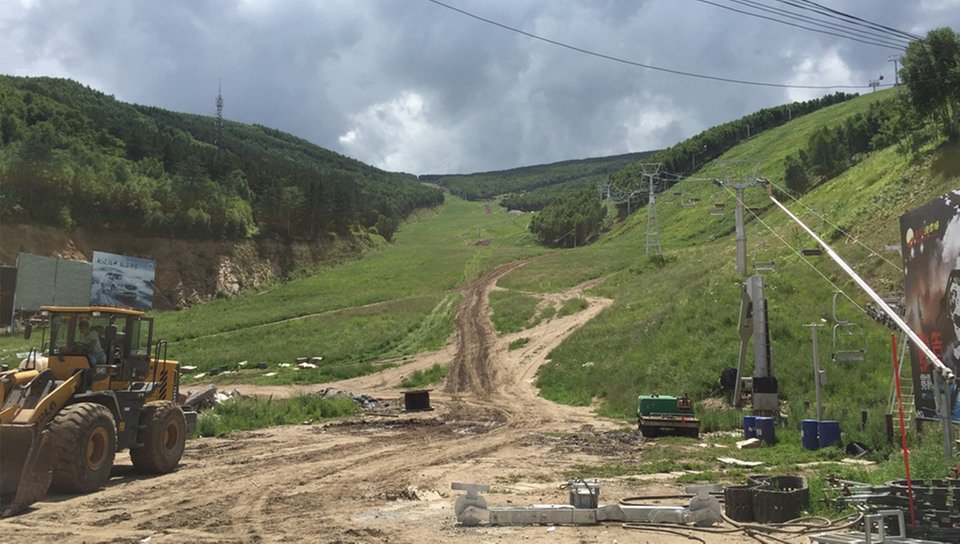 Épül az olimpiai helyszín - Fotó: ARD