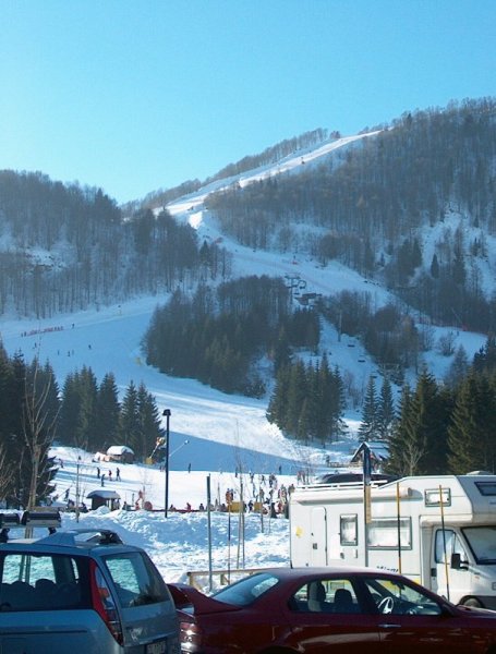 Sauc pályái. Középtő jobbra fekete, balra kék.