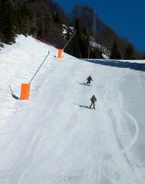 Sole pálya teteje a felvonóról
