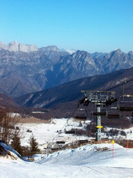 "Nacional"pálya víztározó alatti, könnyebb (piros) szakasza