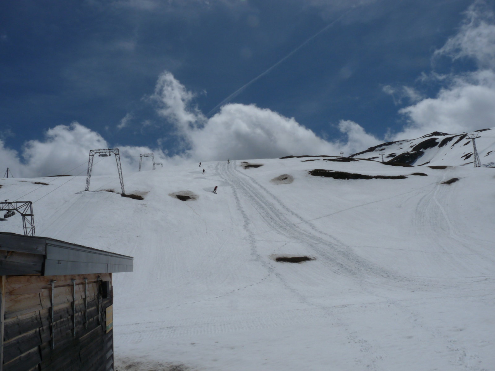 Túrasíelők jönnek le