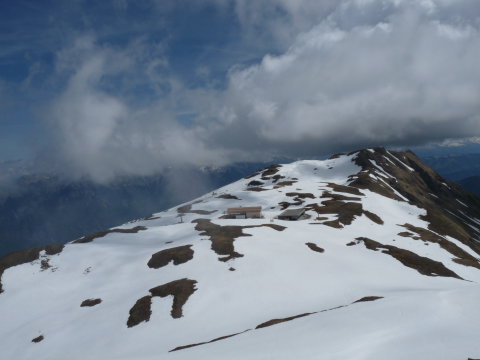 A hegyállomás fentről