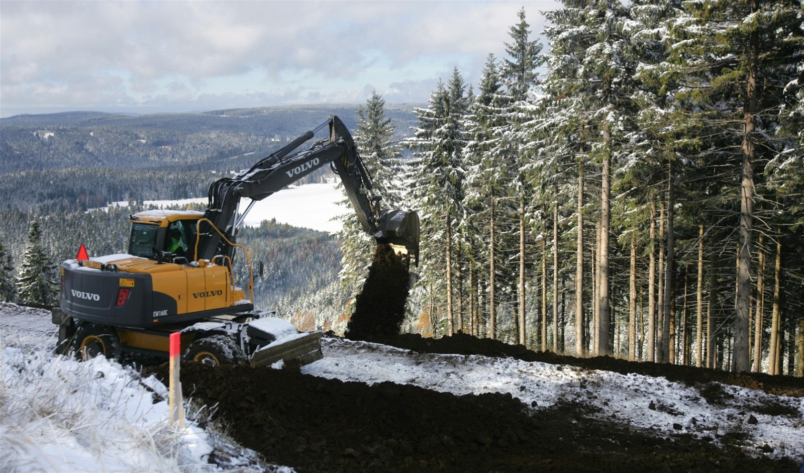 Tavaly október óta építkeznek (Kép: idnes.cz)