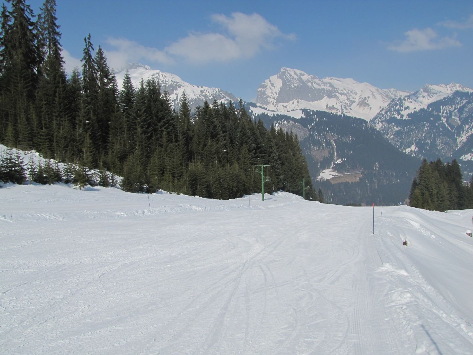 Chapelle d'Abondance, a La Combe felvonó melletti pálya