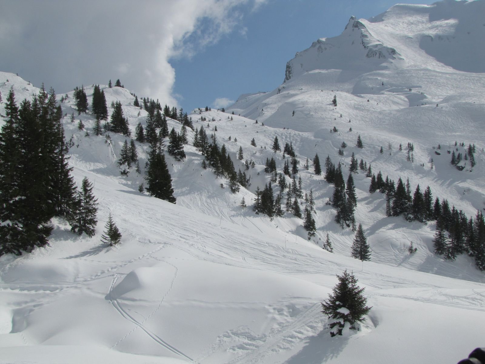 Kilátás a Mossettes-France felvonóból