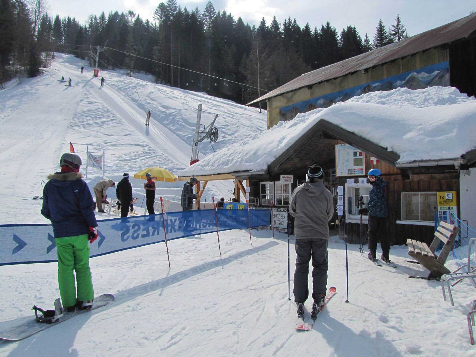 Les Gets, a 70 éves Turche felvonó