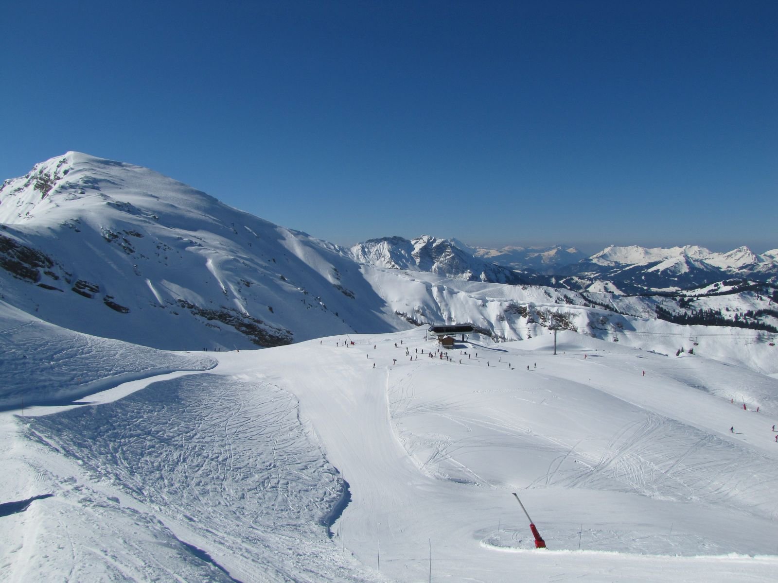 Chatel, kilátás a Cornebois-ról