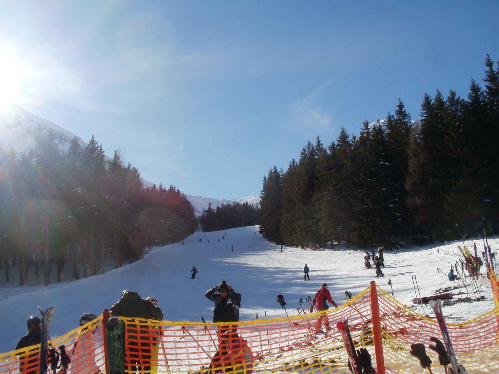 Pálya ellenörzés a hüttéből