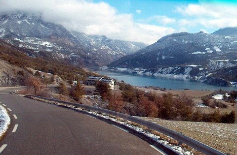 A tó keleti nyulványa