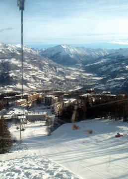 Pra Loup házai a kabinból