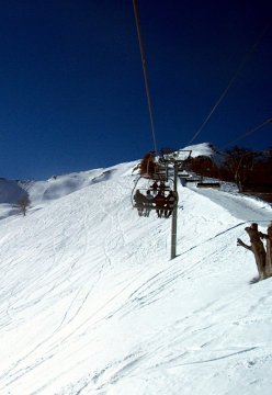 "Usbagueguets" felvonón a Vescal felé