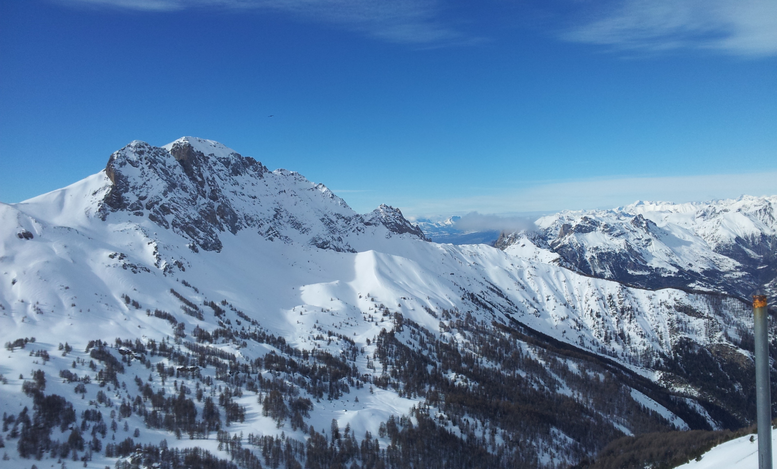 Kilátás Le Lac 2500-ról