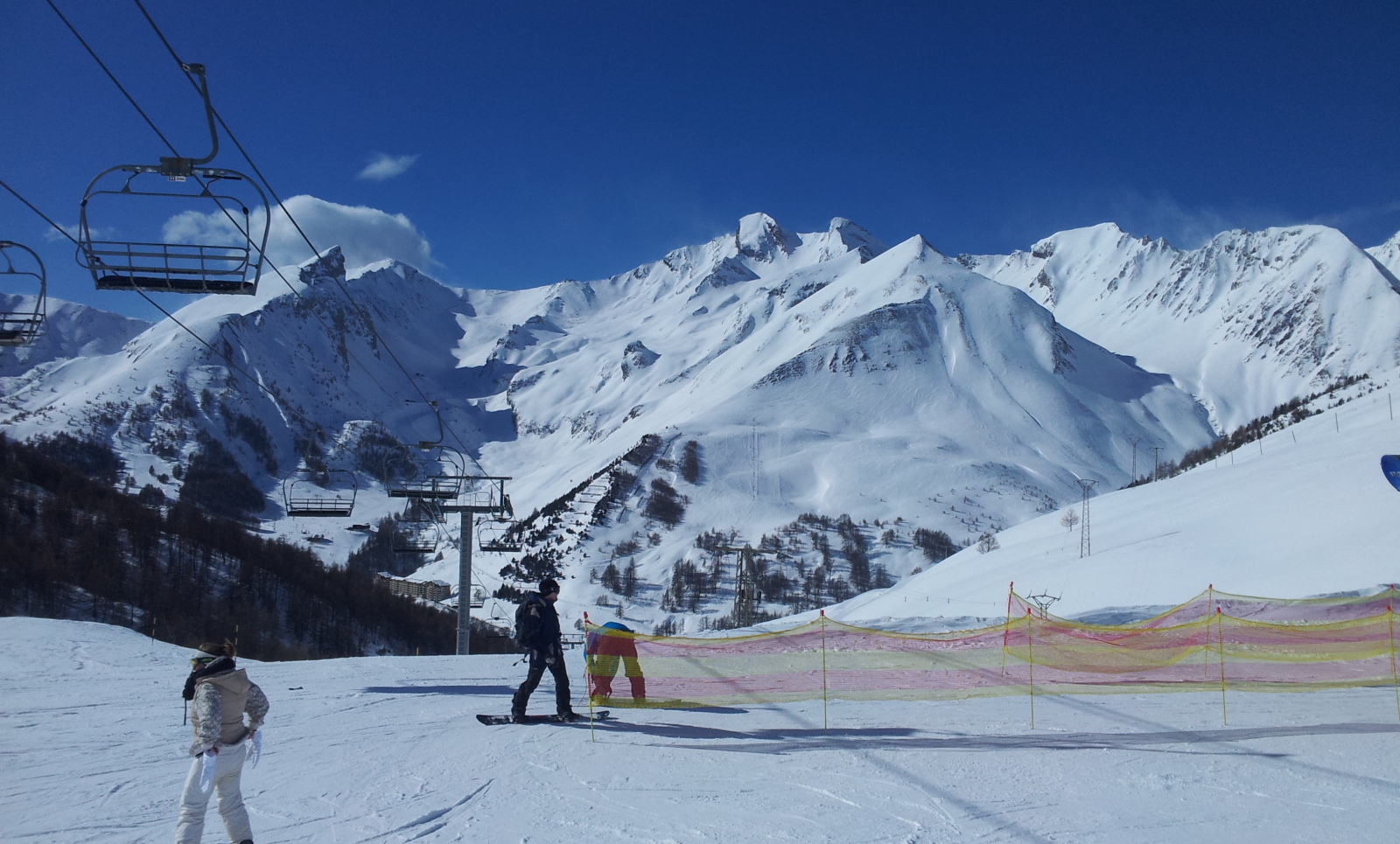 Marin Pascal felvonó tetejénél 2050 méteren