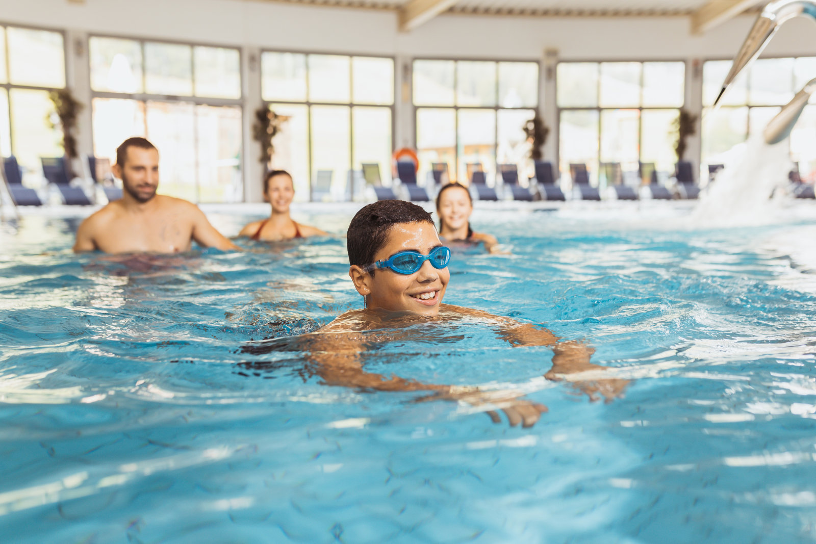 Medence a 200-400 méterre található testvérszállodákban