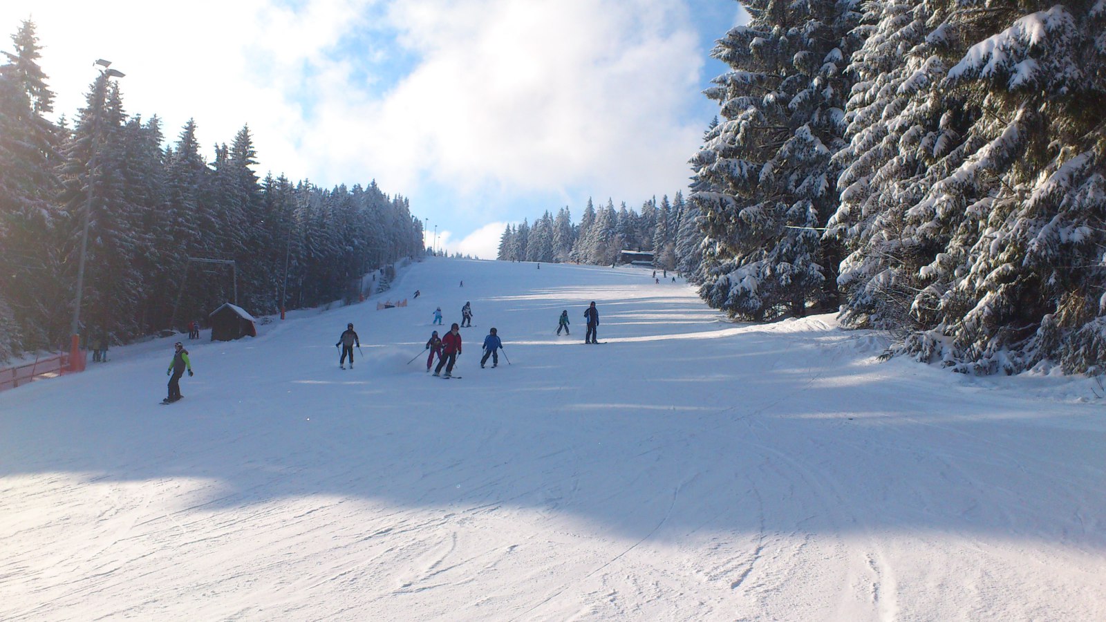 a rövidebbik kék pálya