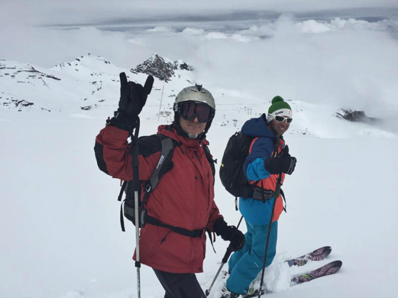 A gleccser "tetején" - Kattints a képre a nagyításhoz