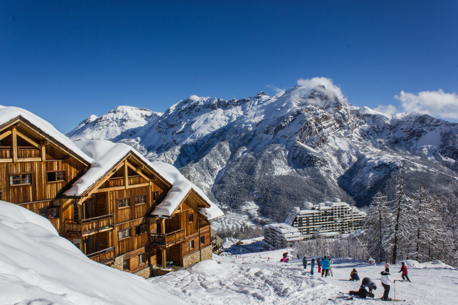 Apartmanházak Puy St. Vincent síterepén