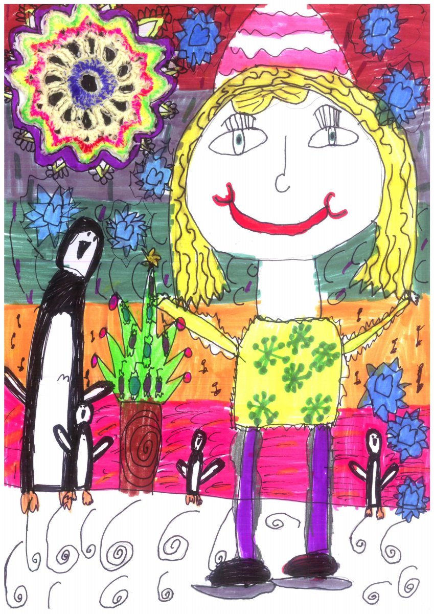 Juhász Jázmin 1. oszt. - Pingvin-földön (SZTEJKI Pallavicini Sándor Általános Iskola)