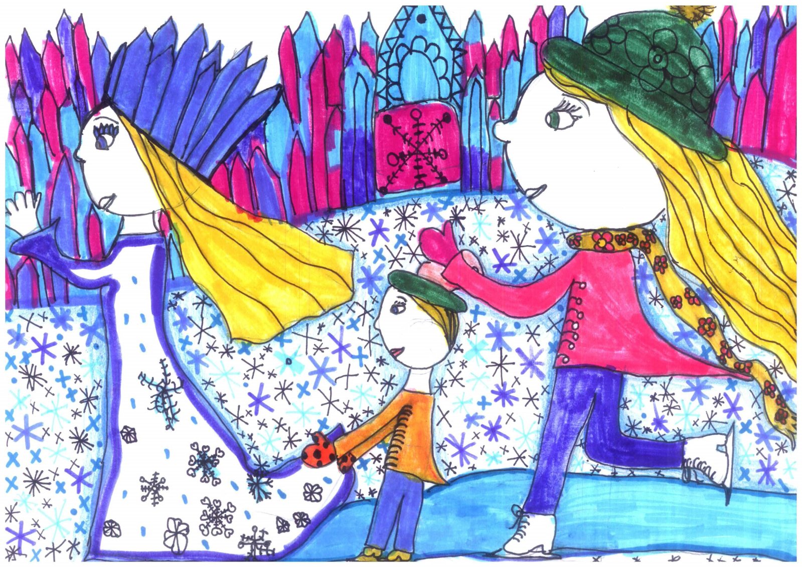 Majoros Szofi  3. oszt. - Jégbolygó királynőjével (Sándorfalvi Térségi Alapfokú Művészeti Iskola)