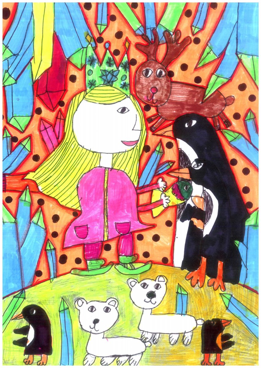 Szabó Zsófia   2. oszt. - Kedvenceimmel a Sarkvidéken (Sándorfalvi Térségi Alapfokú Művészeti Iskola)