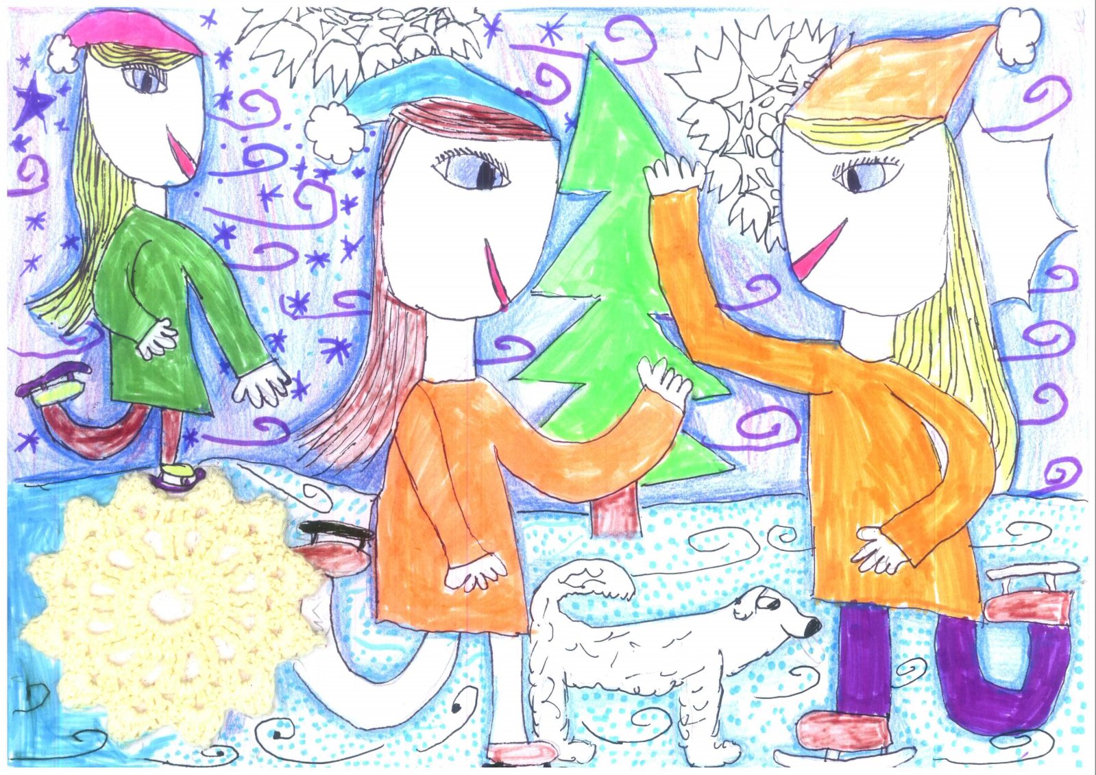 Hegedűs Kinga     4. oszt. - Tánc a jégen (SZTEJKI Pallavicini Sándor Általános Iskola)