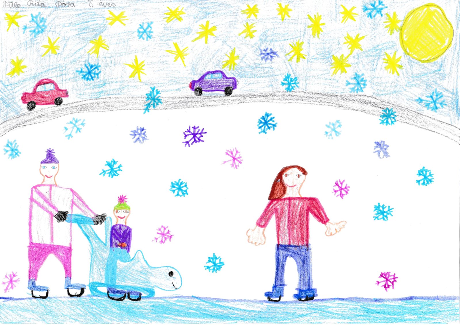 Füle Rita Dóra, 8 éves - Fókakori a családdal (Csongrád, Ének-Zenei Általános Iskola, 2. a osztály)