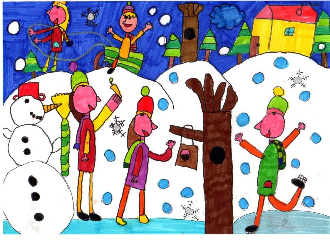 Szilárd Lia Edina, 8 éves -  Kedvenc téli játékaim (Debreceni Benedek Elek Általános Iskola, 2. b)