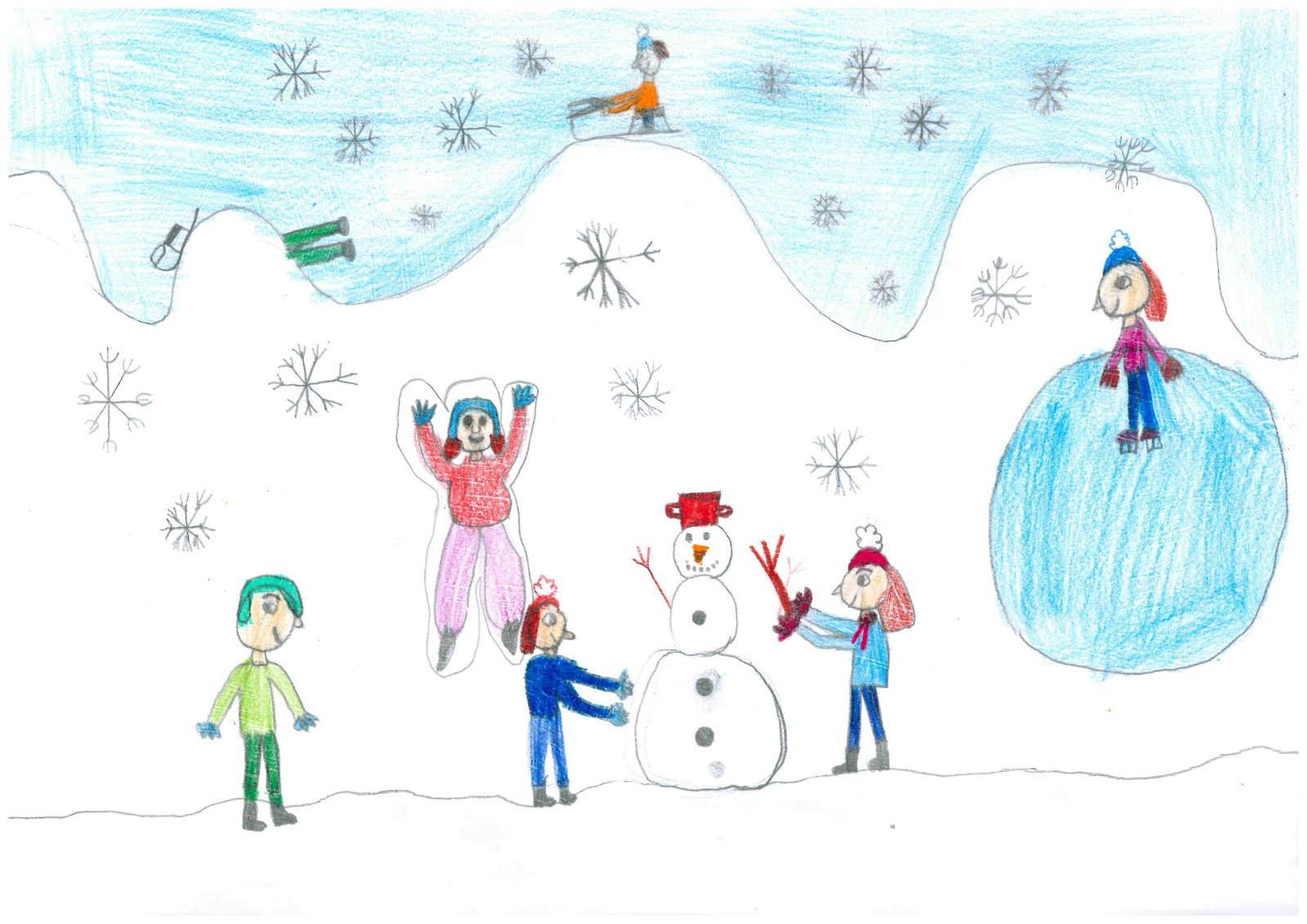 Csomor Kata, 7 éves