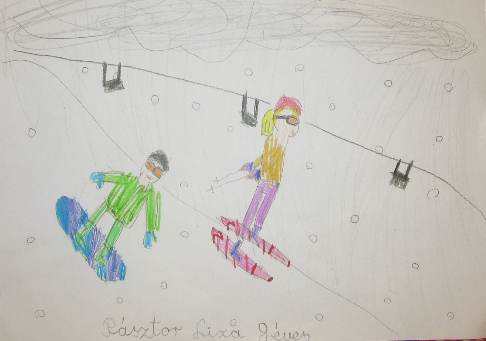 Pásztor Liza, 8 éves