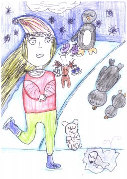 Vízvári Gréta   5. oszt. - Téli álom (Sándorfalvi Térségi Alapfokú Művészeti Iskola)