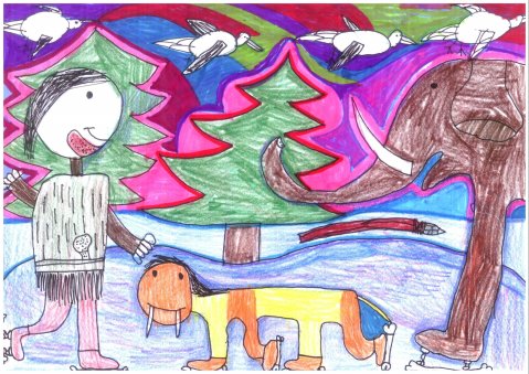 Tompai Atilla  3. oszt - Őskori koritanár (SZTEJKI Pallavicini Sándor Általános Iskola)