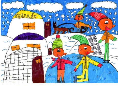 Kondor Tamás, 8 éves - Korcsolyakaland (Debreceni Benedek Elek Általános Iskola, 2. b)