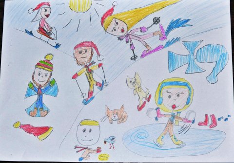 Bóka Vivien, 9 éves - Havas móka  (Csabdi Petőfi Sándor Általános Iskola)