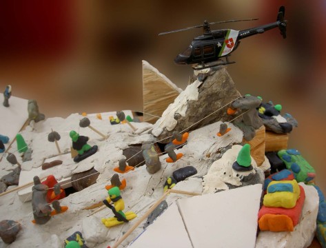 Modell készítették: Molnár Gergi, 7 éves és Molnár Matyi, 11 éves