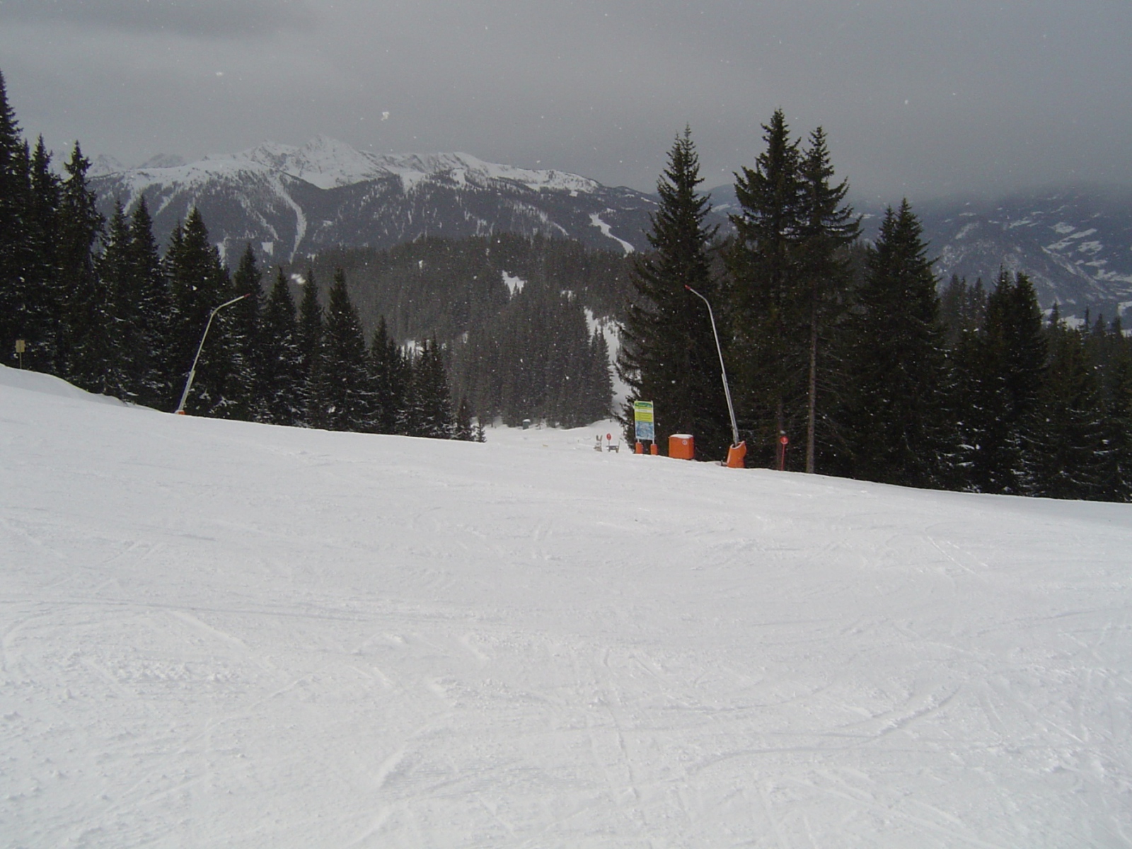 Schladmingban eső, Planaion hó