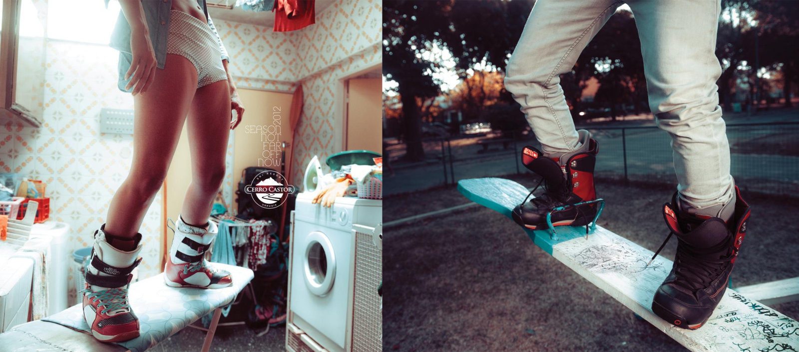 Elvonási tünetek: a boardosok már a vasalódeszkát és a libikókát is snowboardnak nézik.